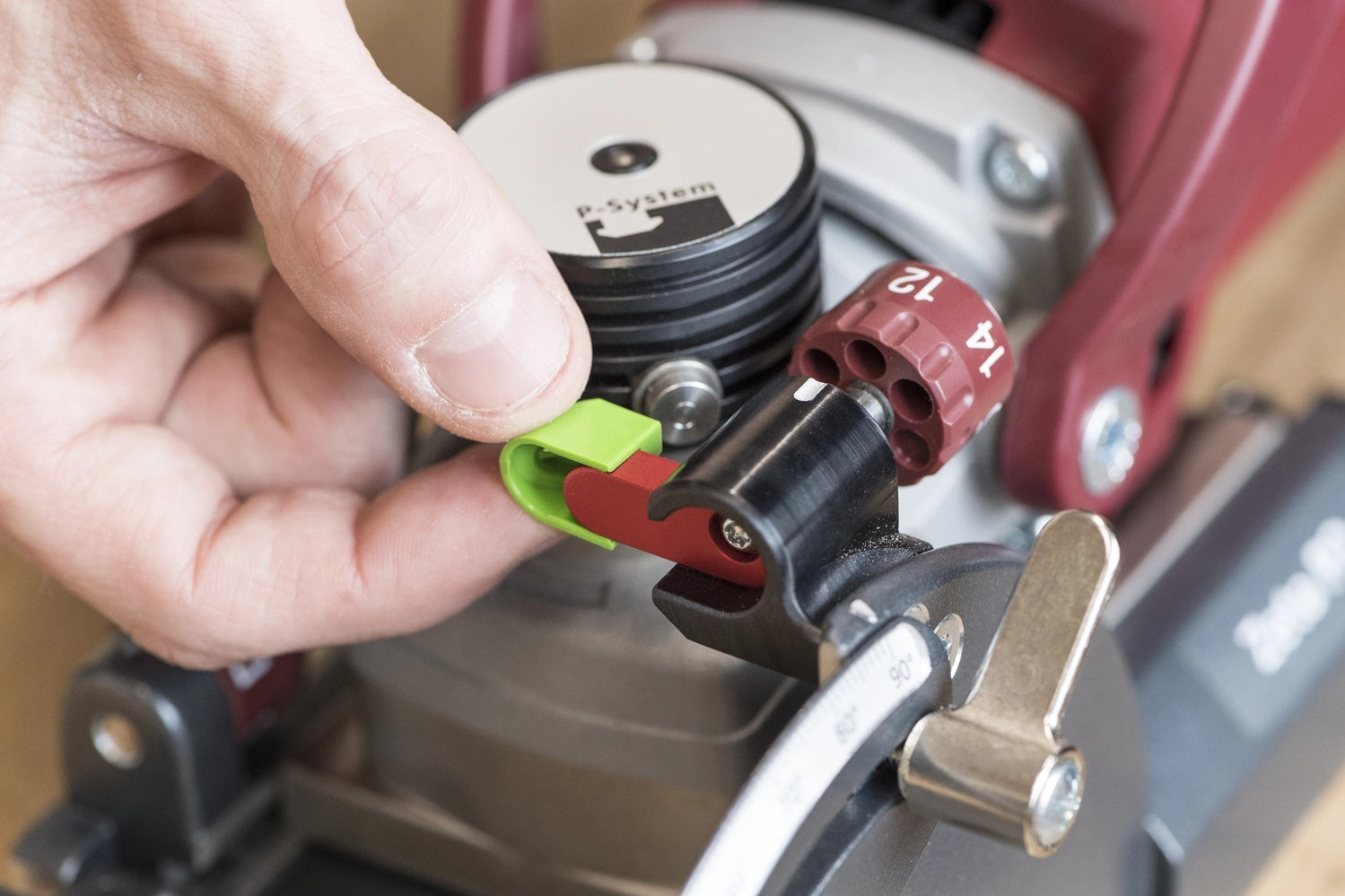 Lamello Zeta P2 P-System Joiner, Corded, with Carbide Cutter, in Systainer Case 101403S