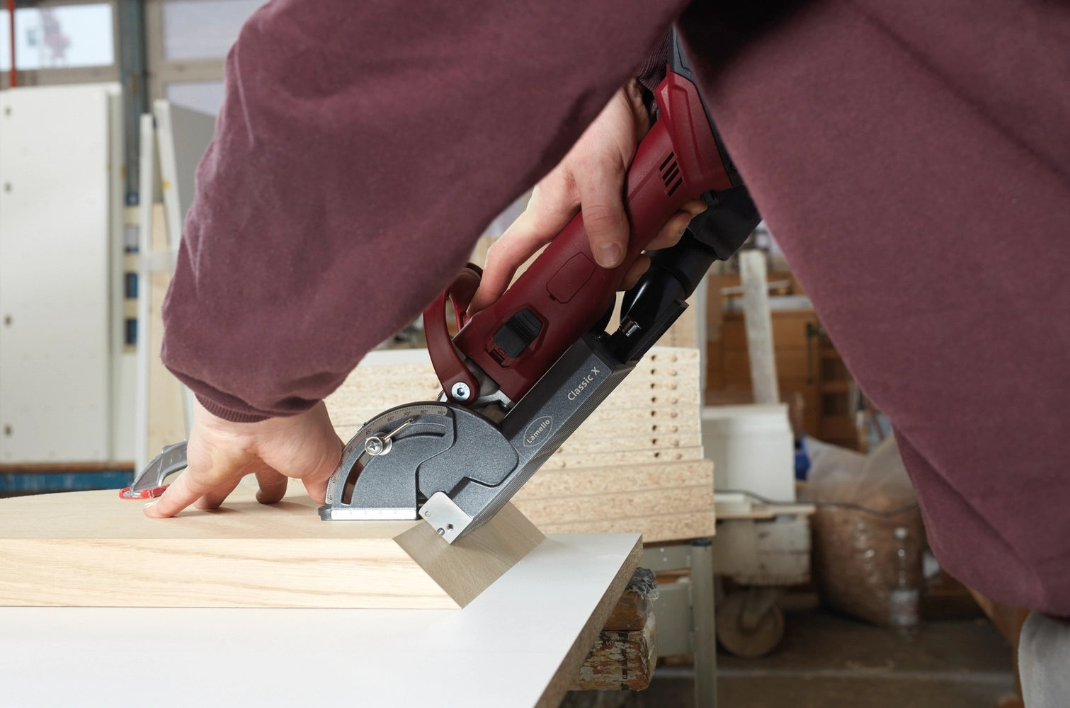 Lamello Classic X Cordless Biscuit Joiner, 18V (Bare Tool), in Systainer Case 101700S