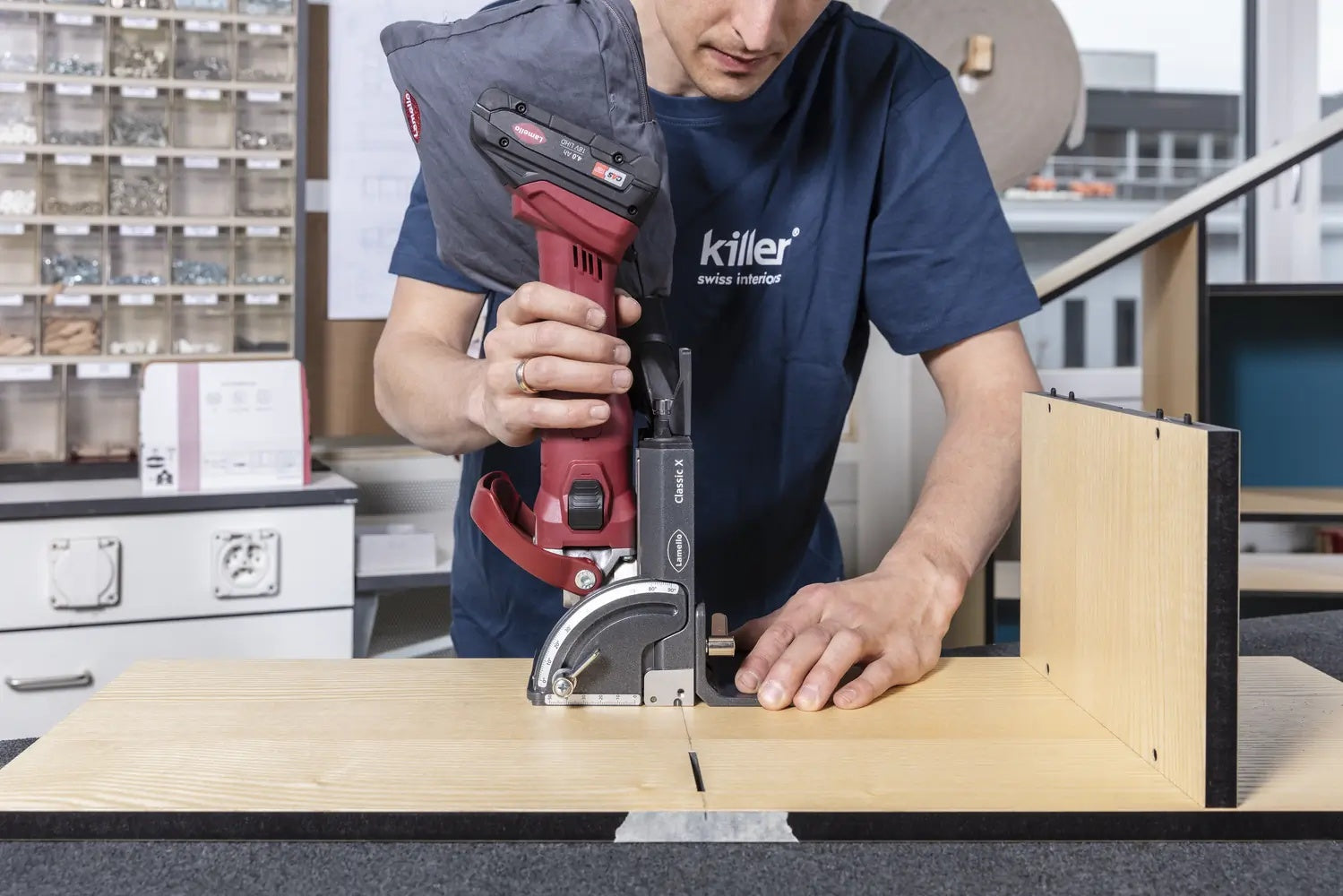 Lamello Classic X Cordless Biscuit Joiner, 18V (Bare Tool), in Systainer Case 101700S