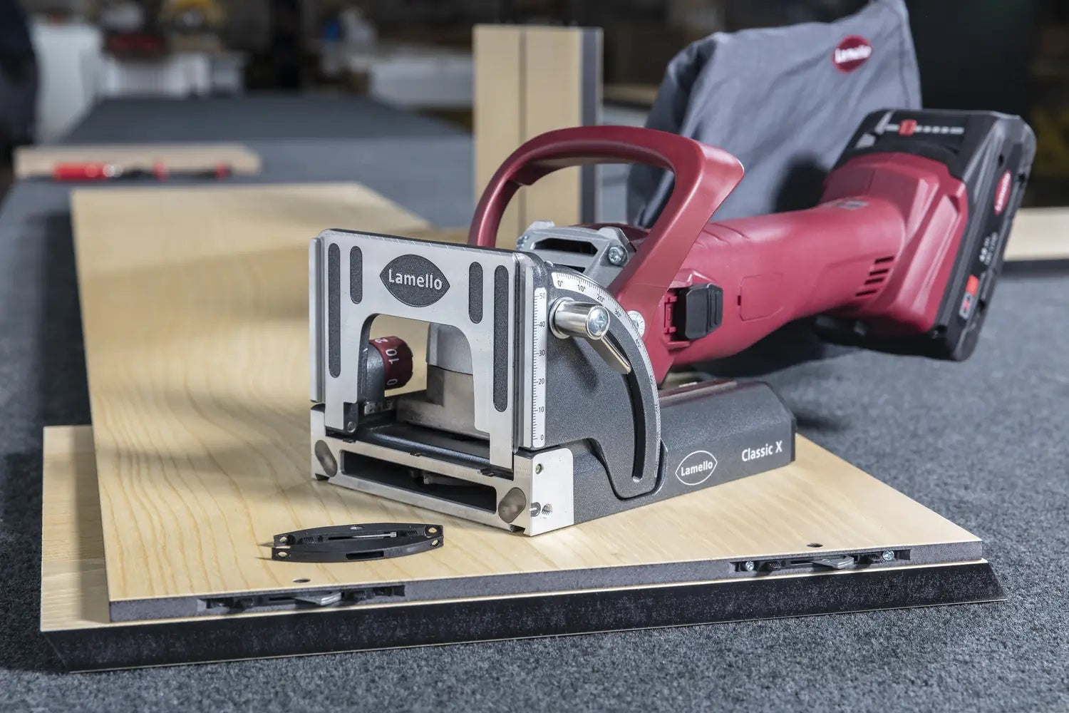 Lamello Classic X Cordless Biscuit Joiner, 18V (Bare Tool), in Systainer Case 101700S