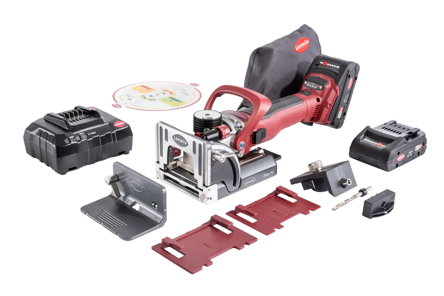 Lamello Zeta P2 P-System Cordless Joiner Kit, 18V, with Diamond Cutter 101801DS