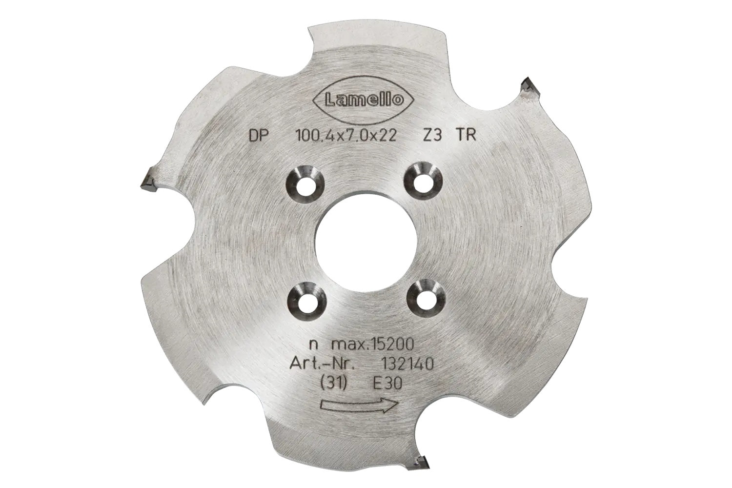Lamello Zeta P-System Diamond Groove Cutter, 100 x 7 x 22mm 132140