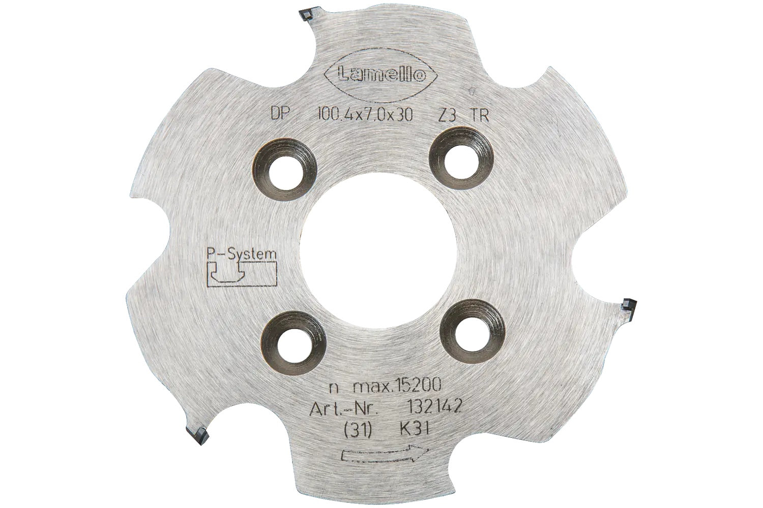 Lamello CNC Diamond Groove Cutter for P-System, 100.4 x 7 x 30mm 132142
