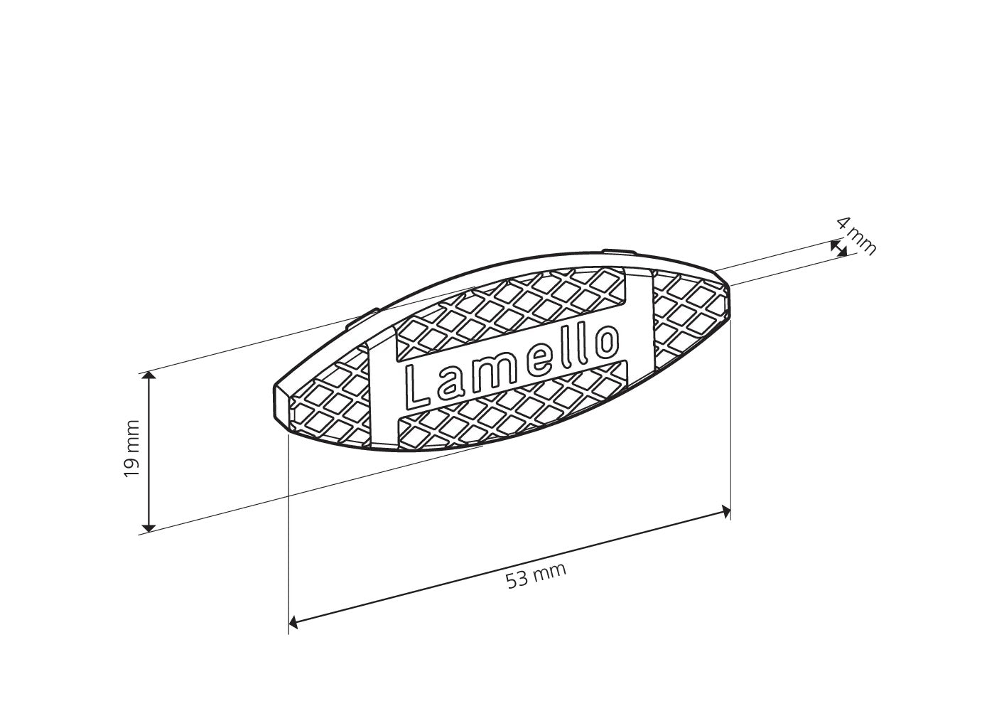 Lamello Original Wood Biscuits, #10, Box of 1,000 144010
