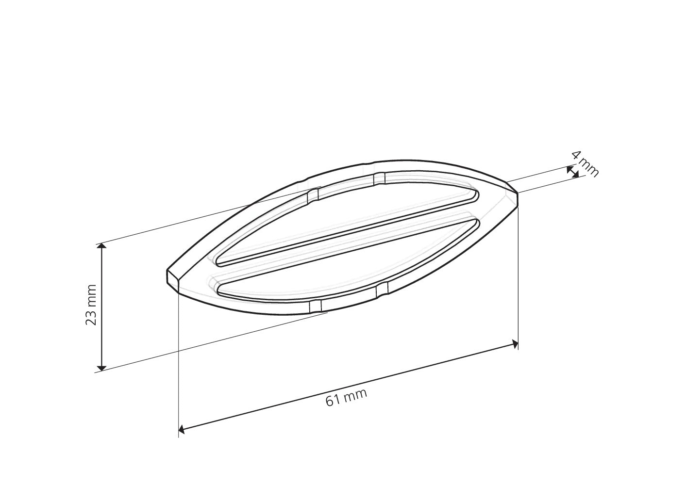 Lamello C20 Transparent Biscuits for Solid Surfaces, Box of 250 145010