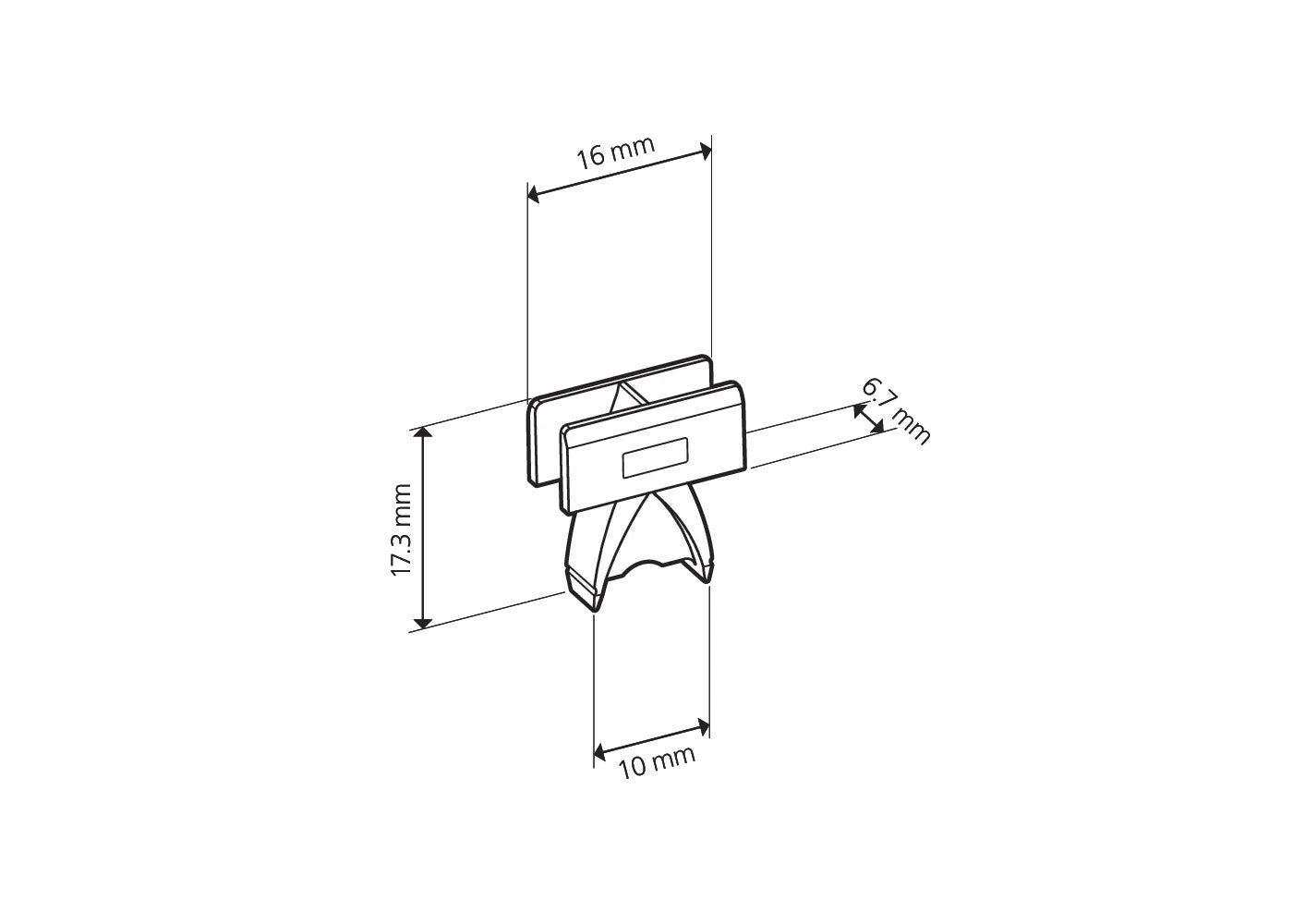 Lamello Tenso P-14 P-System Preload Clips, 1,000 Count 145436