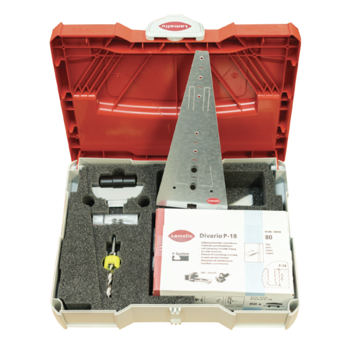 Lamello Divario P-18 P-System Slide-In Connector Starter Kit in Systainer Case 145551