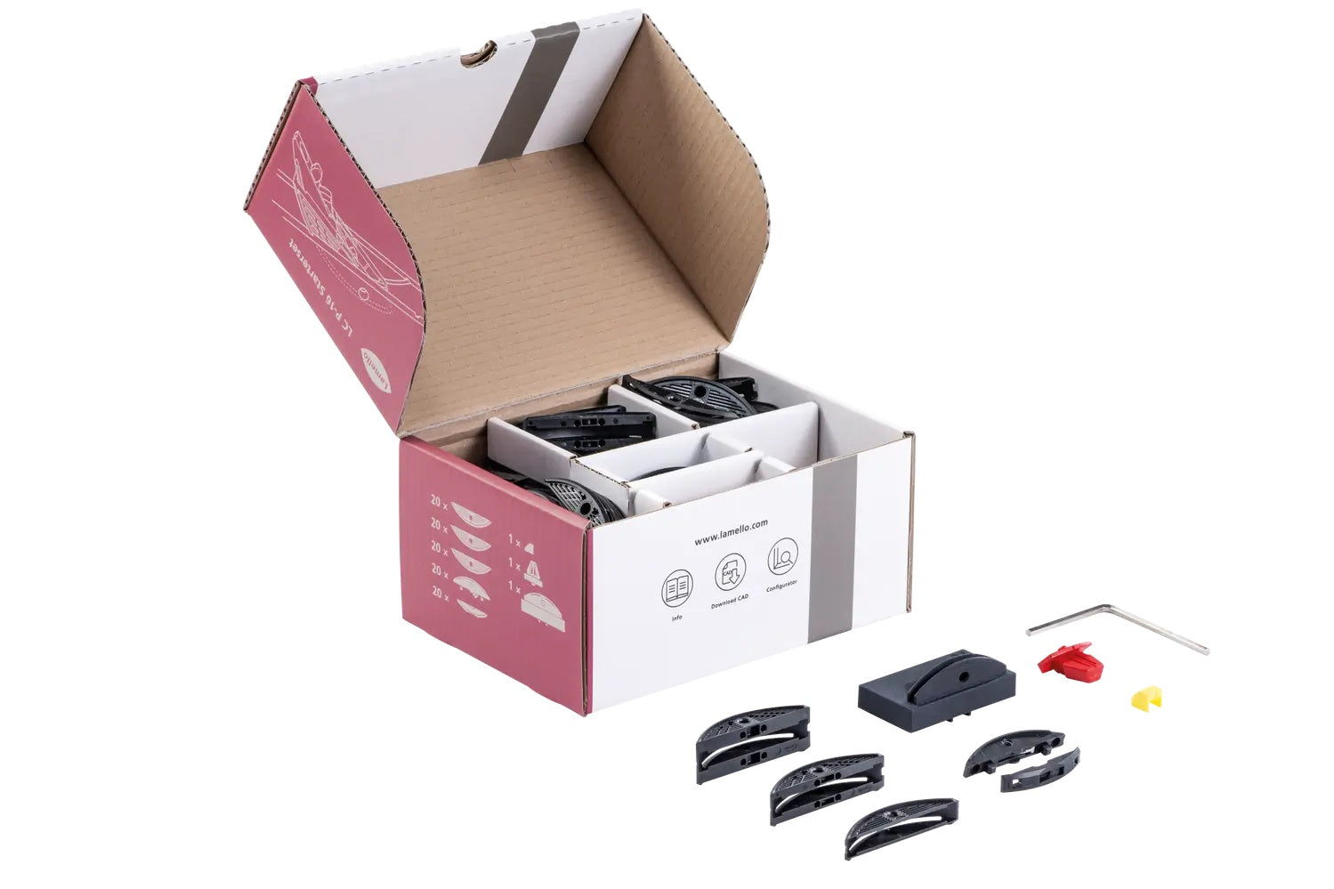 Lamello LC P-16 Lightweight Panel Connector Starter Set 145700