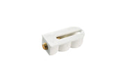 Lamello Cabineo 8 M6 Cabinet Connectors for Threaded Inserts, White, 500 Count 186315