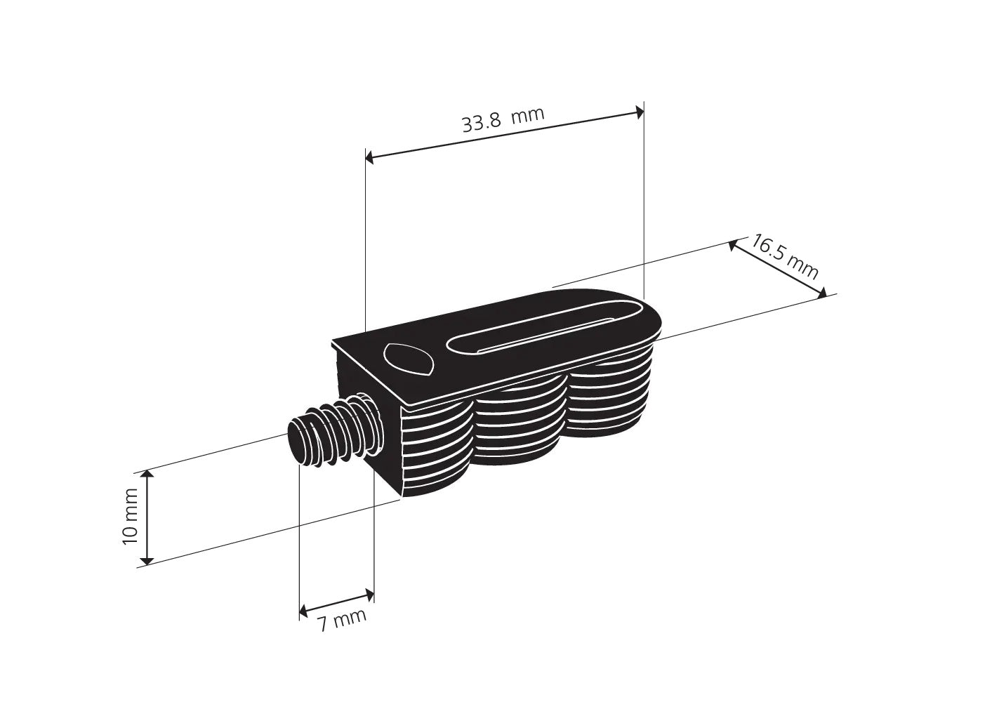Lamello Cabineo 8 Cabinet Connectors, Black, 2,000 Count 186341