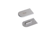 Lamello Cabineo Cover Caps, Metallic Silver, 100 Count 186350C