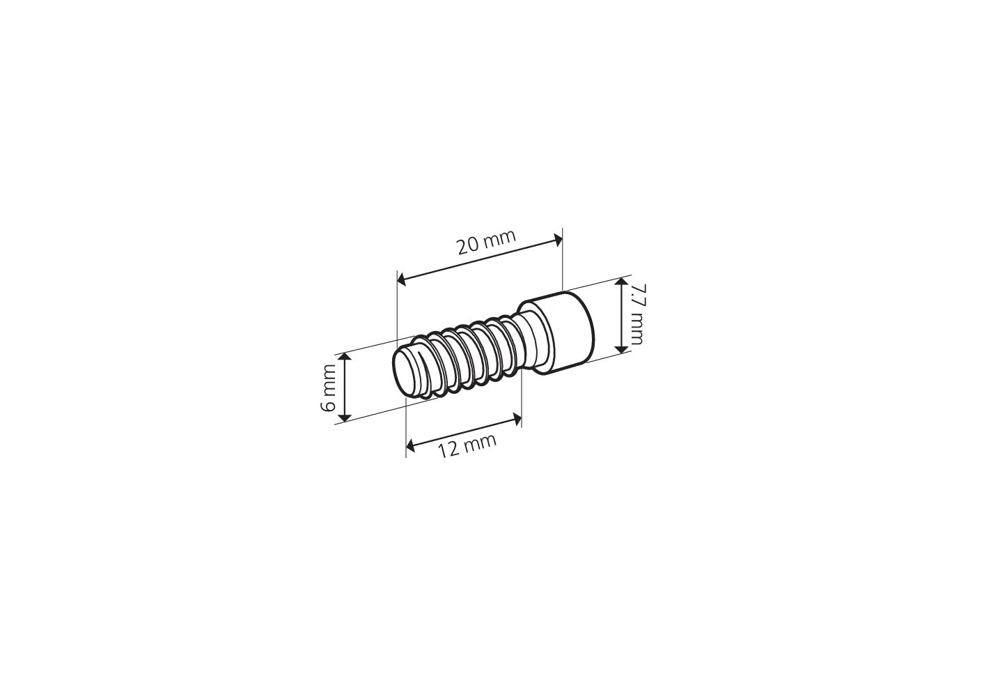Lamello Cabineo X 12 Connector Screws, 500 Count 186380