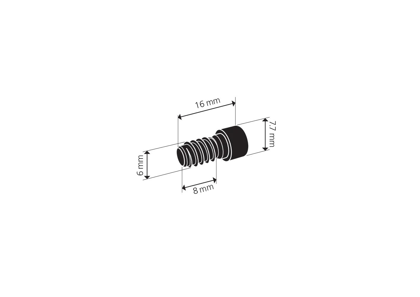 Lamello Cabineo X 8 Connector Screws, 500 Count 186382