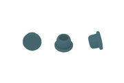 Lamello Clamex P-System Cover Caps, Blue-Gray, 90deg 335288
