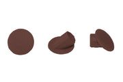 Lamello Clamex P-System Cover Caps, Dark Brown, 45deg 335384