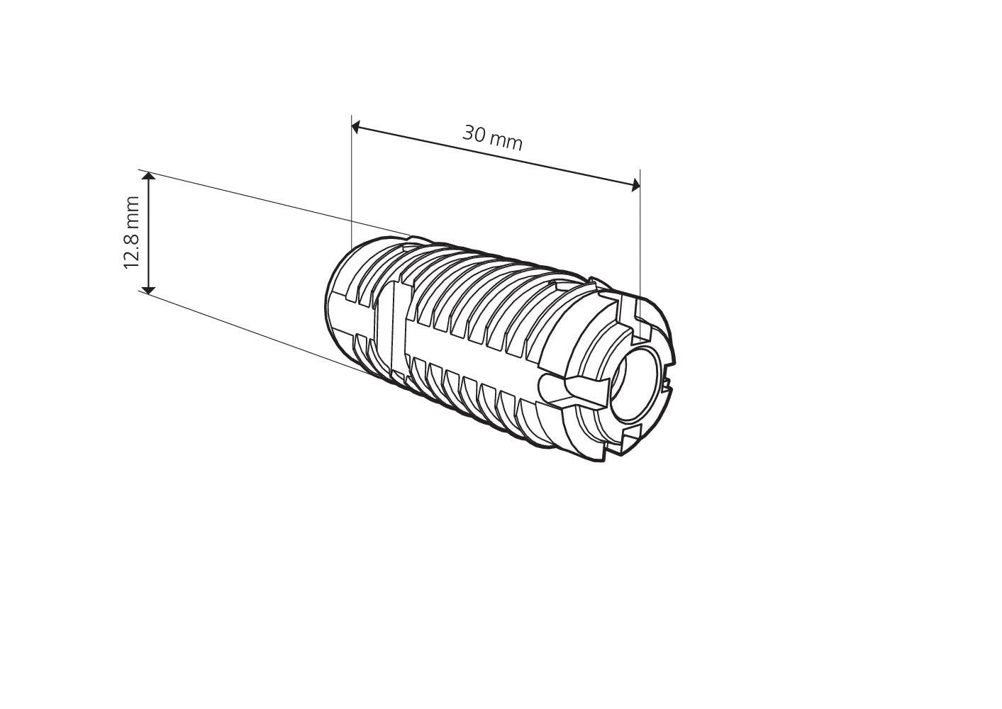 Lamello Invis Mx2 Magnetic Connector Studs, 30mm 6012309