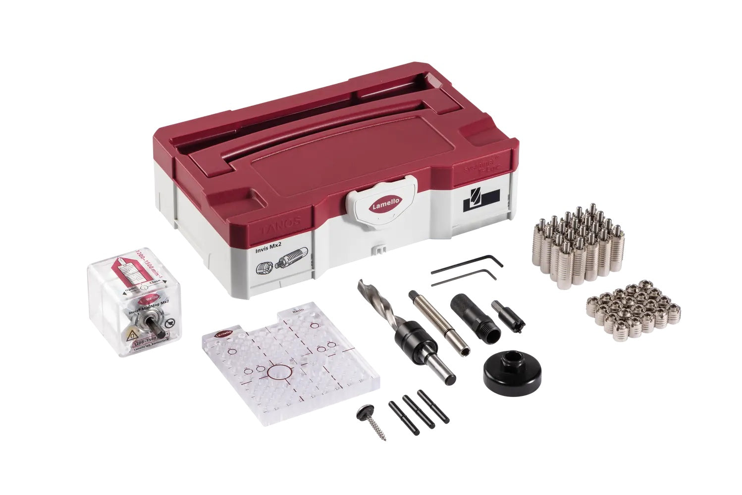 Lamello Invis Mx2 Magnetic Connector Starter Kit in Systainer Case 6100302