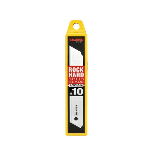 LCB-65S, Tajima SOLID Rock Hard Blade H, Non-Segmented, 10-Blade Hard Pack