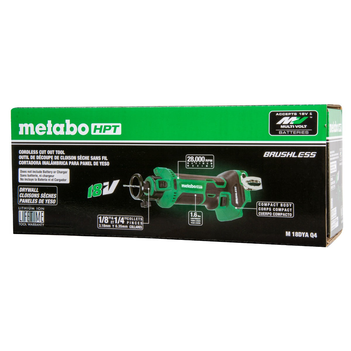 Metabo HPT 18V MultiVolt Cordless Drywall Cut Out Tool (Bare Tool)