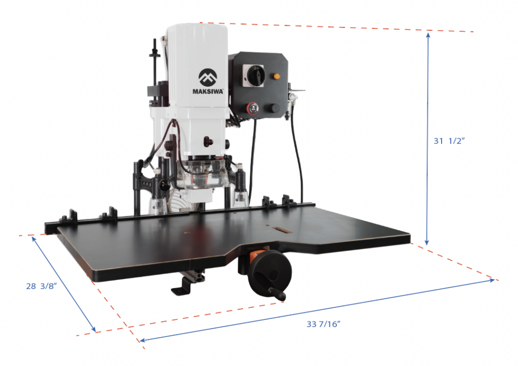 Maksiwa Hinge Boring Machine 1Ph 110V HBM.1000