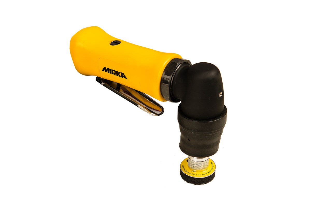 Mirka 1-1/4 in. Pneumatic Angle Orbital Sander, 3mm Orbit MAOS130