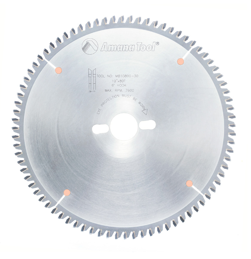 Amana Tool 10 in /80T MELAMIN HATB 30mm Bore MB10800-30