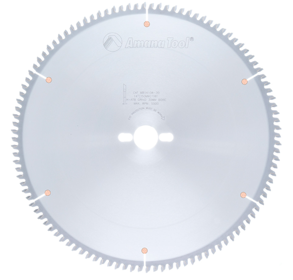 Amana Tool 14 in /108T Melamine Blade H-ATB. MB14108-30