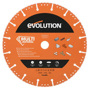 MD230SEG-CS, EVOLUTION 9 IN. MULTI-PURPOSE METAL CUTTING DIAMOND BLADE, SEGMENTED EDGE, 7/8 IN. ARBOR
