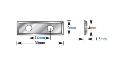 Amana Tool 9.0x30.0x1.5mm MDF Knife MDF-30