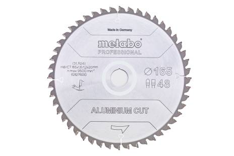 Metabo Circular Saw-Blade 6-1/2in aluminum cut 628276000