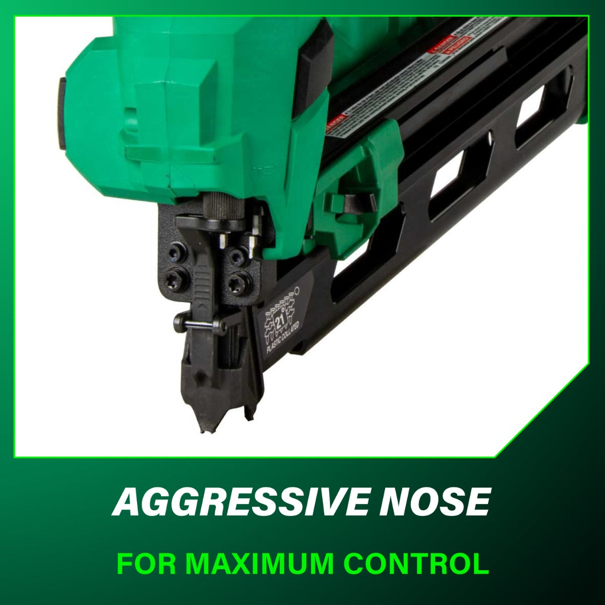 Metabo 18V Cordless 21º Plastic Strip Framing Nailer (1x4.0Ah) NR1890DRAM