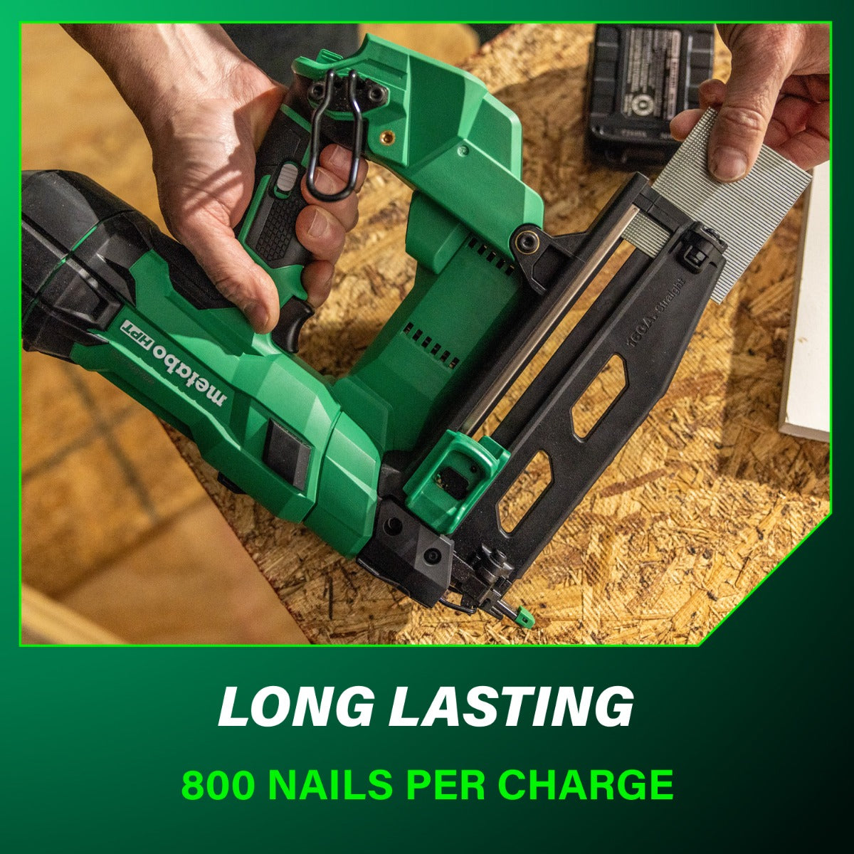 Metabo 18V Cordless 16GA Straight Finish Nailer (1x2.0Ah) NT1865DSAM