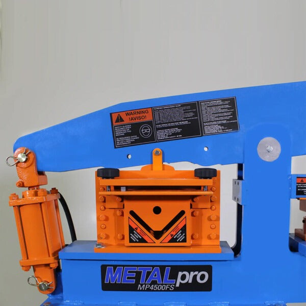 MetalPro 45-Ton Ironworker w/ 8" Shear Kit, 5pc Round Punch Kit BNDL-MP4500FS-S8-B0-P5