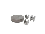 MetalPro 4 Piece 1-3/4 to 2 in. Square Tubing Bender Die Set (Rotating, Stationary, Moving) MP9702