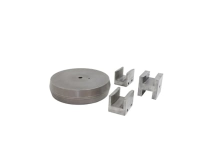 MetalPro 4 Piece 1-3/4 to 2 in. Square Tubing Bender Die Set (Rotating, Stationary, Moving) MP9702