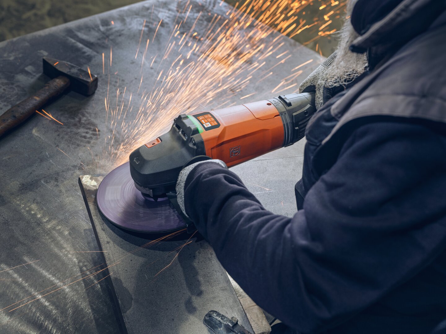 Fein AlphaGrind LG 24-180 D Pro 7" Corded Angle Grinder – 2,400W 72251860120