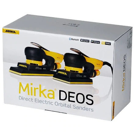 Mirka 3 x 8 in. DEOS Electric Orbital Sander 383XCV, Central Vacuum, 3 mm Orbit MID3830201US