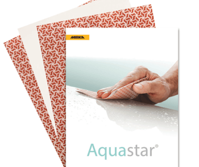 Mirka Aquastar 9 x 11 in. 2000G Film-Backed Finishing Sheet, Qty 50 FW-104-2000