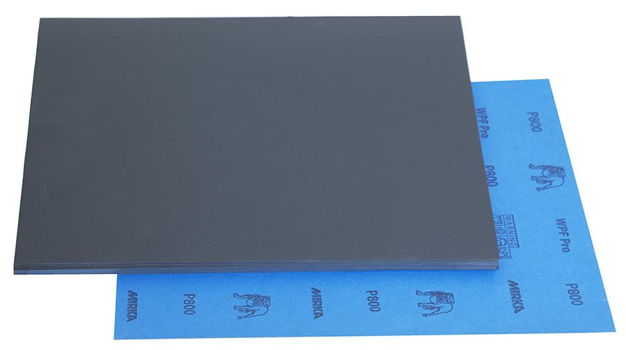 Mirka Waterproof Pro 9 x 11 in. 320G Plain Abrasive Sheet, Qty 50 21-101-P320