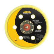 Mirka 6 in. 6 Hole Grip Soft Faced Vacuum Backup Pad 5/16 in. x 24 thread, Qty 1 106SGV