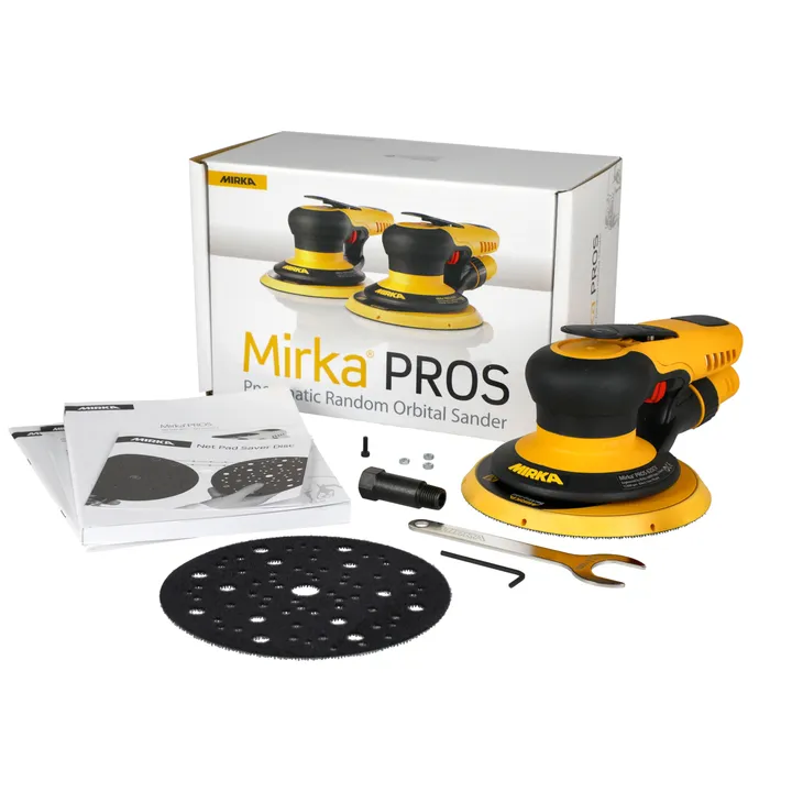 Mirka 6" Pneumatic Random Orbital Sander PROS 625CV 2.5 Orbit MRP-625CV