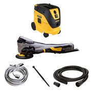 Mirka 9 in. LEROS Short 950XCV Dust-Free Solutions Kit w/ DE-1230 MIW951-DE1230AFC-4