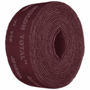Mirka Mirlon Total 4-1/2 in. x 33 ft. 360G Very Fine Scuff Roll (Maroon), Qty 1 18-573-373