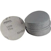 MK2B-608-080 This Mirka Q-SILVER grip disc is 3 inches in diameter and is 80 grit. There are 100 discs per pack.

