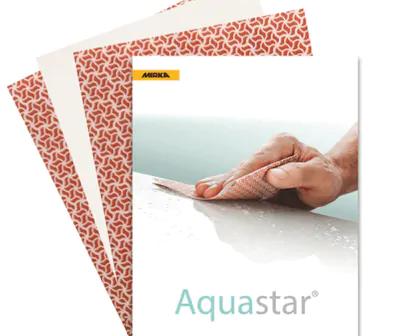Mirka Aquastar 9 x 11 in. 1500G Film-Backed Finishing Sheet, Qty 50 FW-104-1500