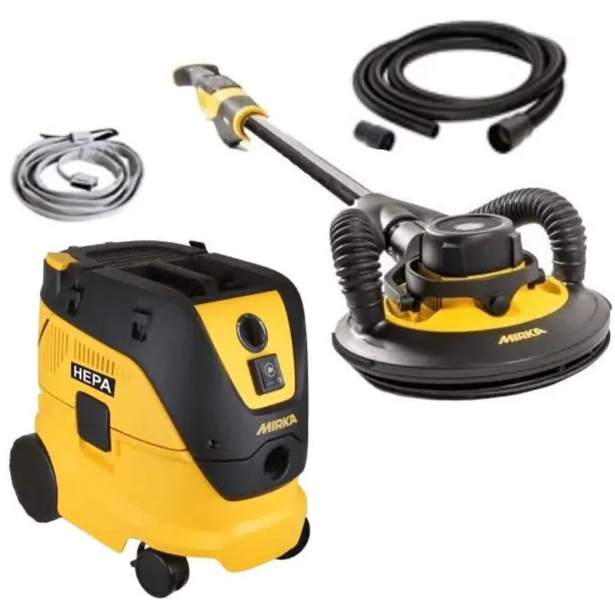 Mirka 9 in. LEROS 950XCV Dust Free Solutions Kit w/ DE-1230 MIW950-DE1230AFC-4