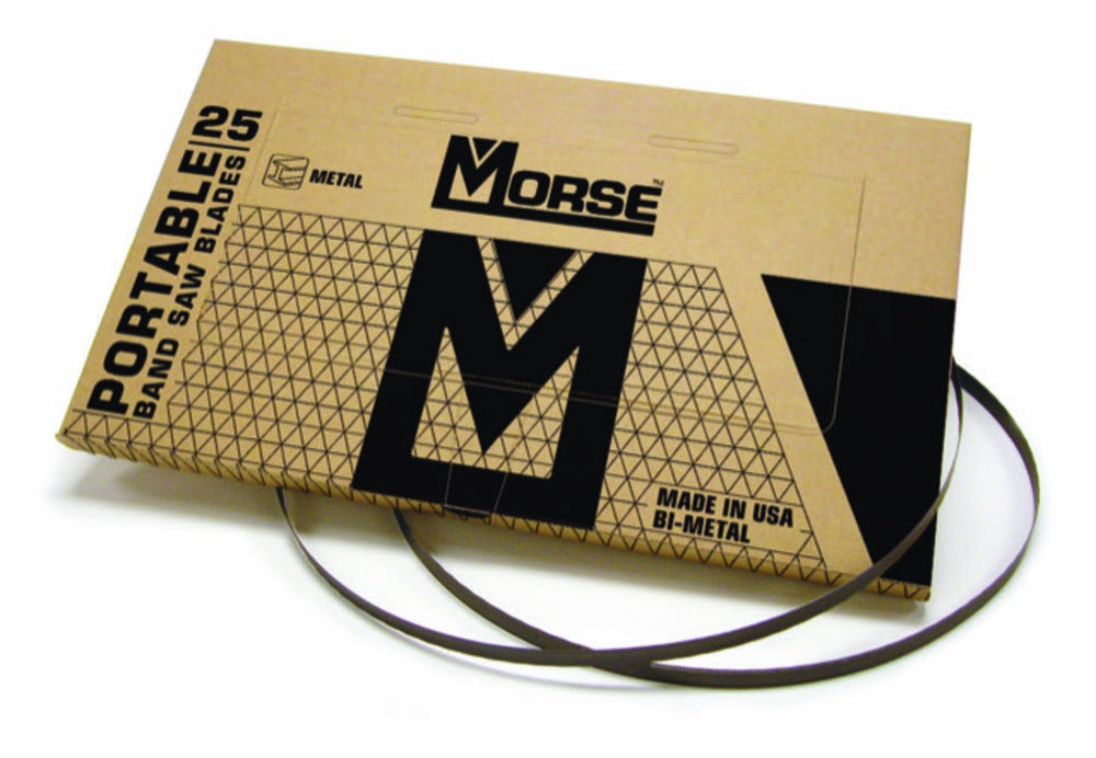 MK Morse 30-9/16" Bimetal Portable Band Saw Blade 8/11 TPI, 25 Pack 005654