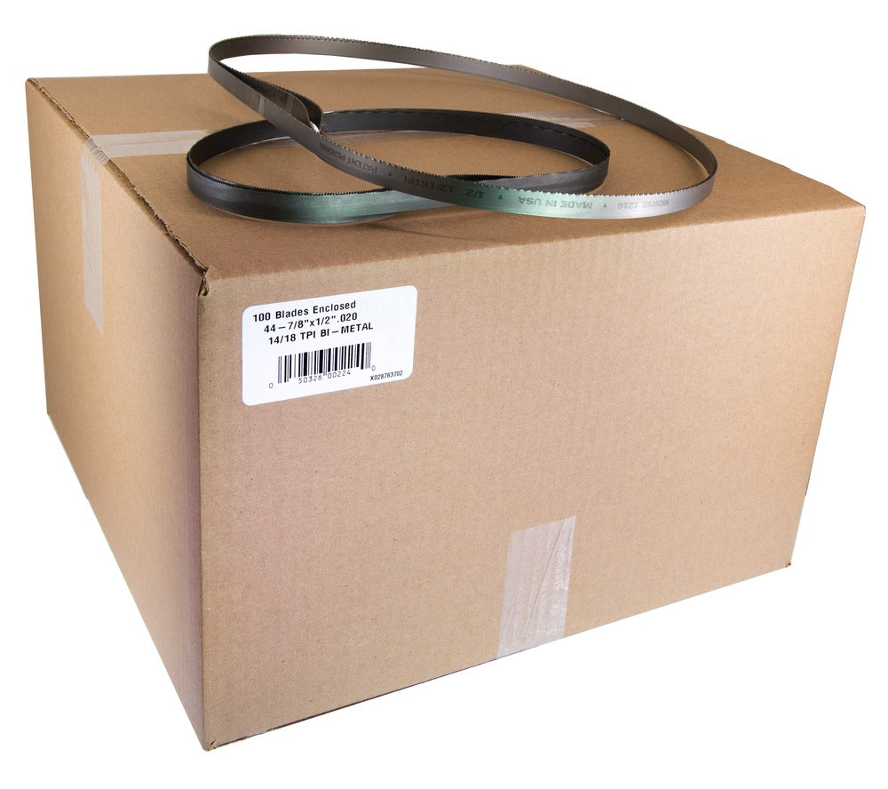 MK Morse 30-9/16" Bimetal Portable Band Saw Blade 12/16 TPI, 100 Pack 005692