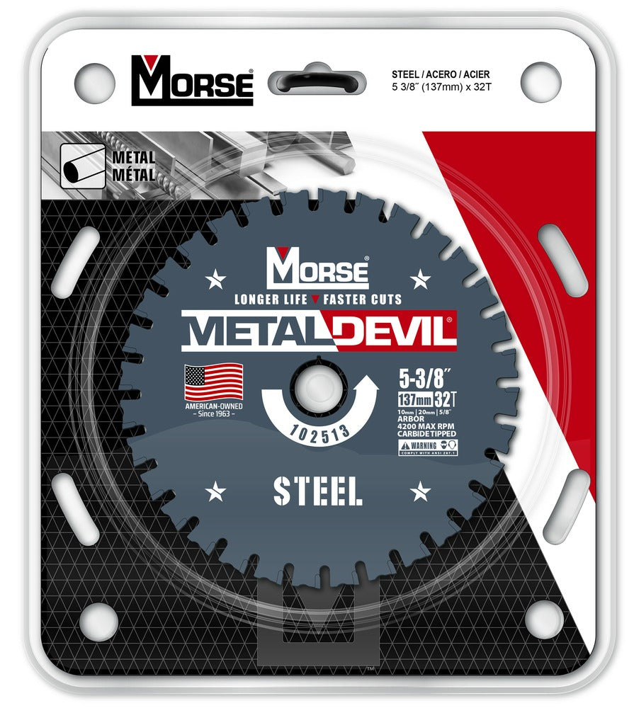 MK Morse 5-3/8" 32T Metal Devil Steel Cutting Circular Saw Blade 102513