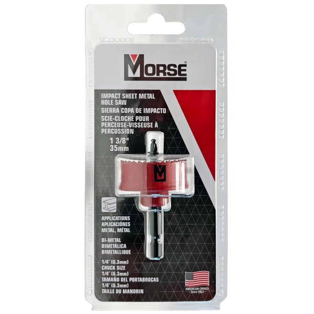 MK Morse 1-3/8" Impact Ready Bimetal Hole Saw 121477